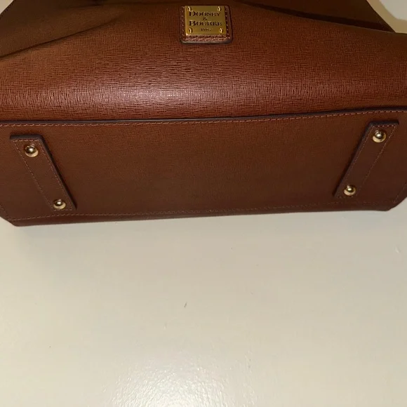Dooney & Bourke Brown Leather Tote - Picture 2 of 16